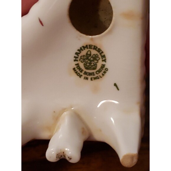 Hammersley Floral Violets Miniature Piano England Fine Bone China Doll House - Picture 6 of 11